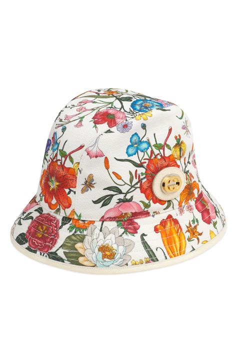 gucci floral hat